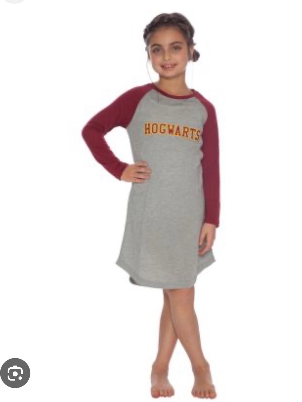 Girls Hogwarts Harry Potter Nightgown Pajamas sz 7-8